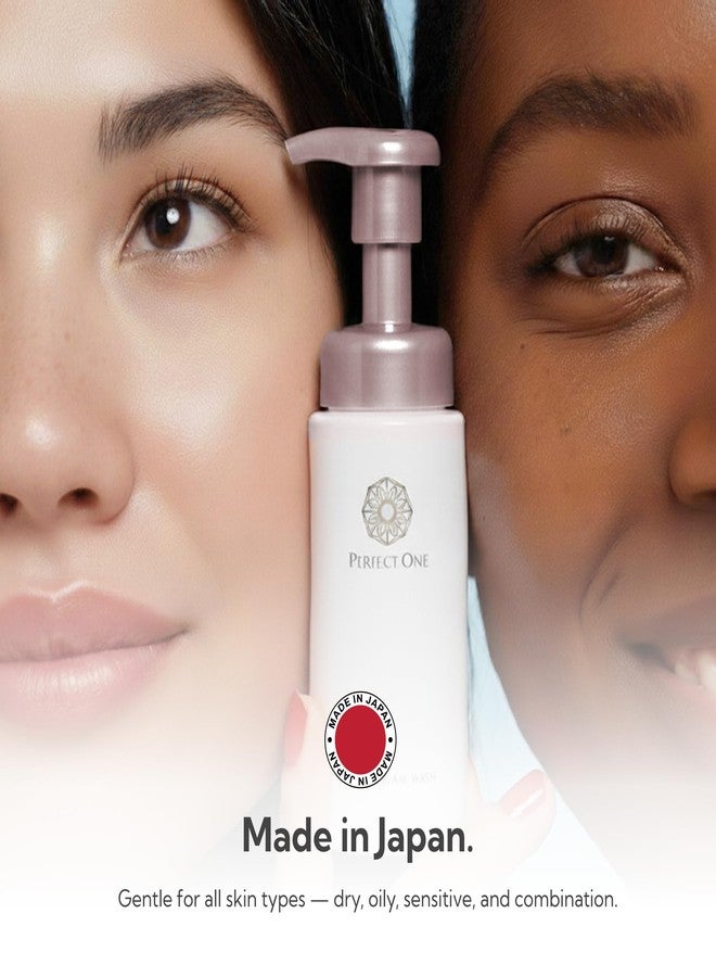 PERFECT ONE Bubble Cream Face Wash, Gentle Foaming Facial Cleanser with Ultra-Fine Microbubbles, Hydrating Facewash and Makeup Remover, Gentle Formula for All Skin Types – 7.01 fl oz - Image 5